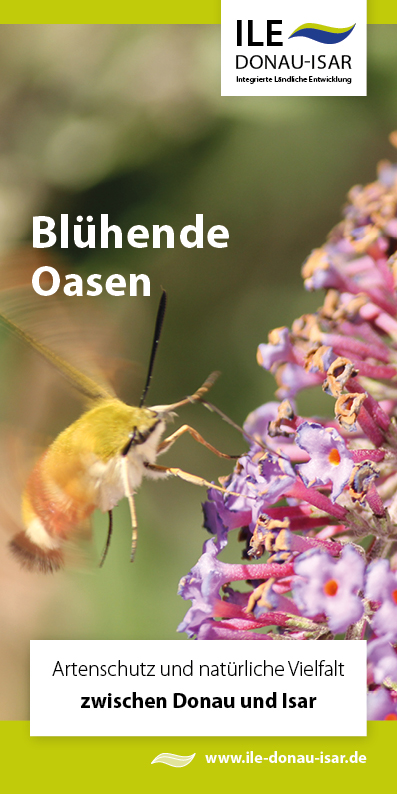 Faltblatt "Blühende Oasen".