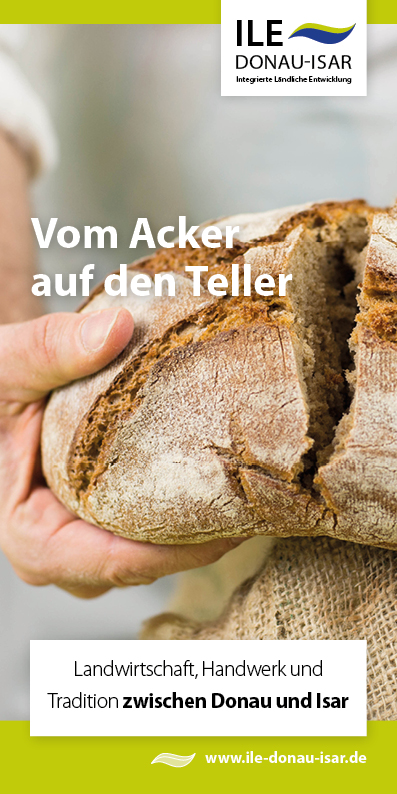 Faltblatt "Vom Acker auf den Teller".