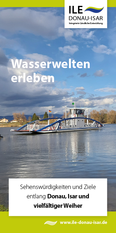 Faltblatt "Wasserwelten erleben".